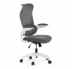 Kancelářská židle, houpací mechanismus, šedá síťovina, KA-C807 GREY
