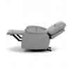 Relaxační křeslo, šedá, látka, TV-4088 SIL2