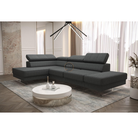 Rohová sedací souprava EMPORIO MINI 300x180 - šedá , levá Rohová sedací souprava EMPORIO MINI 300x180 - šedá , levá