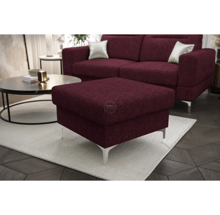 Taburet čalouněný  MALIBU 70 x 70 cm - volitelný odstín 