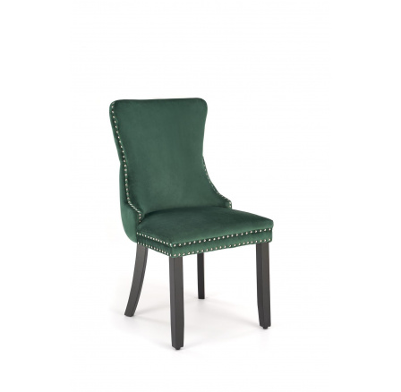 Jídelní židle ALDA VELVET, Tmavě zelená/Černá Jídelní židle ALDA VELVET, Tmavě zelená/Černá