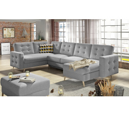 Sedací souprava ve tvaru U ASGARD, Sawana 21 / Zigzag 53 