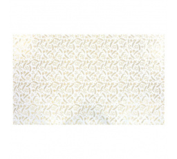 Ubrus - zlatý vánoční vzor, 100% polyester, 130 x 220 cm