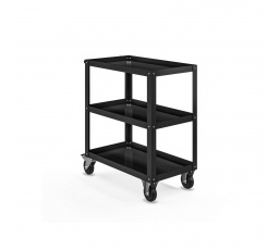 Dílenský vozík HUGO, 700 x 816 x 400 mm, All Black: černý