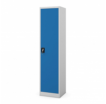 ALEXA skříň SVĚTLE ŠEDÁ RAL7035 + MODRÁ RAL5017 H1850*Š450*H400 ALEXA skříň SVĚTLE ŠEDÁ RAL7035 + MODRÁ RAL5017 H1850*Š450*H400