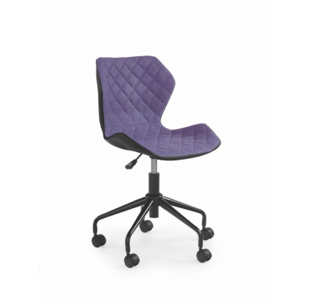 Dětská židle MATRIX /černá+fialová