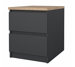 Noční stolek Simplicity 230 šedá/jackson hickory