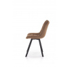 Jídelní židle K332 VELVET, Béžový Bluvel 28/Černá