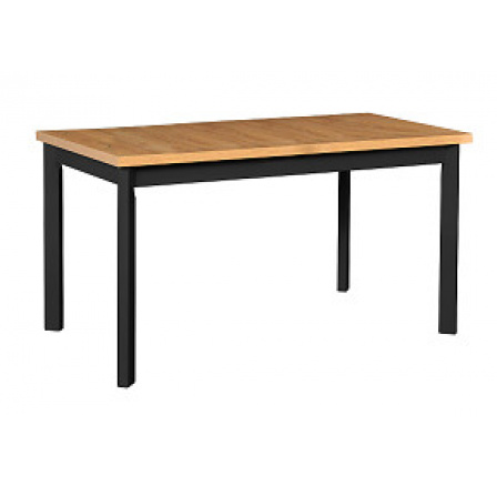 MAXMILIÁN 5P (MAX 5P) - jídelní stůl rozkládací - DUB GRANDSON / nohy +rám černá- kolekce "DRE" (K150-Z)