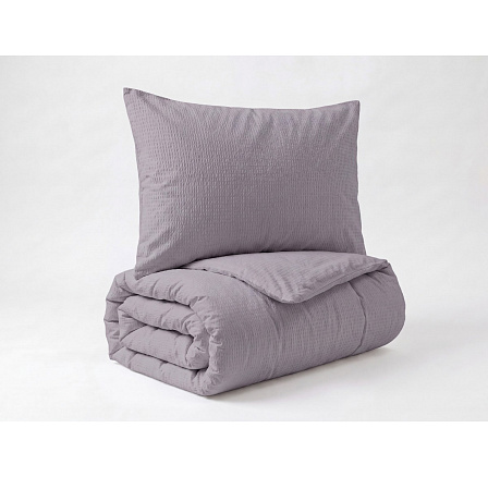 Povlečení krep UNI 140x200, 70x90cm Šedé nitěný knoflík Povlečení krep UNI 140x200, 70x90cm Šedé nitěný knoflík