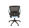 Kancelářská židle, houpací mechanismus, modrá, KA-V317 BLUE