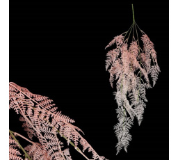 Kapradí - umělá převislá větev, růžová