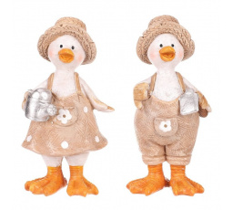 Kachna - polyresin, menší, mix 2 druhů, cena za 1 ks