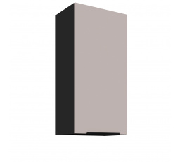 Horní skřínka ARONA - 45 G-90 1F, Černá mat/Kašmír