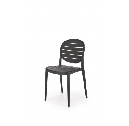 Jídelní židle stohovatelná K529, Černá