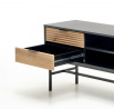 Televizní komoda MURANO RTV-1 RTV, artisan dub/černá 