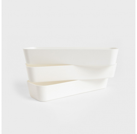 Sada plastových krabic LURDES 3 ks. 26x9x4,5cm 736322