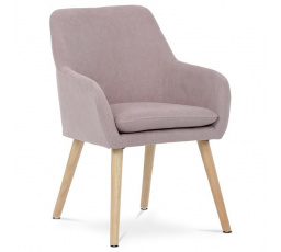 Jídelní židle, růžová, látka, AK-310 PINK2