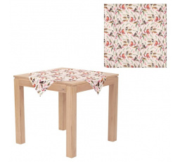 Ubrus s vánočním motivem - ptáčkové, 80x80 cm,100 % polyester.