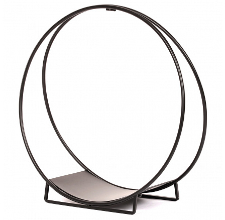 Stojan na dřevo ke krbu - kovový, kruhový tvar Stojan na dřevo ke krbu - kovový, kruhový tvar