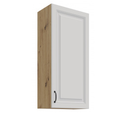 Horní skřínka STELLO - 50 G-108 1F, Dub Artisan/Bílý mat