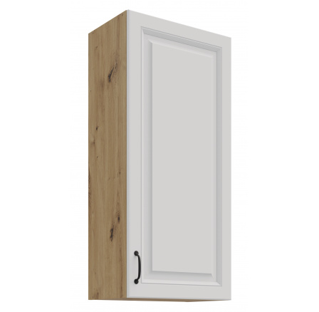 Horní skřínka STELLO - 50 G-108 1F, Dub Artisan/Bílý mat