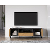 TV komoda TOSCANIA 06, dub Baltic Dune / černý jasan Portland