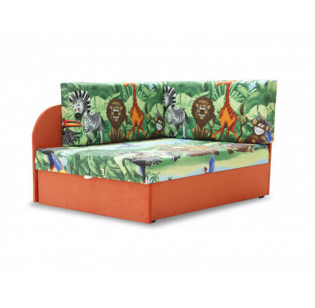 Dětská rozkládací pohovka Matýsek L vzor madagaskar