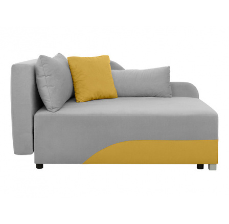 pohovka ELO LUX 1DL.P, Mono 236 yellow/Soro 90 grey (FL13-K1230) pohovka ELO LUX 1DL.P, Mono 236 yellow/Soro 90 grey (FL13-K1230)
