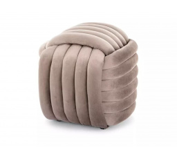 Taburet BRUNI, VELVET tmavá béžová 251