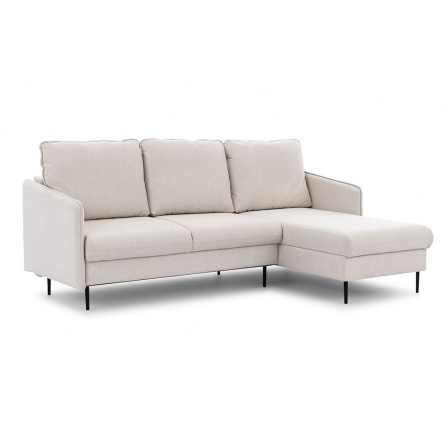Rohová sedačka Taila Mini s funkcí spaní / Loft 01 / černé nohy / pravá strana