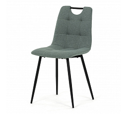 Jídelní židle, zelená, látka, DCL-V2017 GRN2