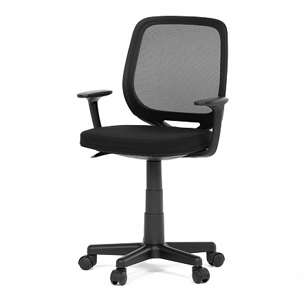 Dětská židle, výškově nastavitelná, černá síťovina, KA-W022 BK Dětská židle, výškově nastavitelná, černá síťovina, KA-W022 BK