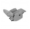 Relaxační křeslo, šedá, látka, TV-4088 SIL2