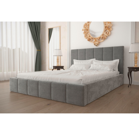 Postel RADO 160/200 šedá Vo14 - rychlé odeslání Postel RADO 160/200 šedá Vo14 - rychlé odeslání