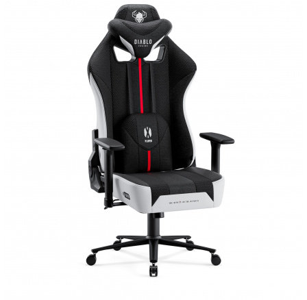 Textilní herní křeslo Player 2.0 King Size, černo-bílé Textilní herní křeslo Player 2.0 King Size, černo-bílé