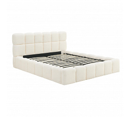 Postel 160x200 MURCJA s Úložným Prostorem Krémové Boucle