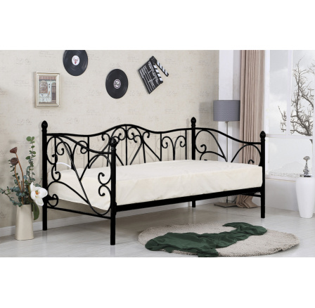 Postel SUMATRA 90x200 cm, Černá Postel SUMATRA 90x200 cm, Černá