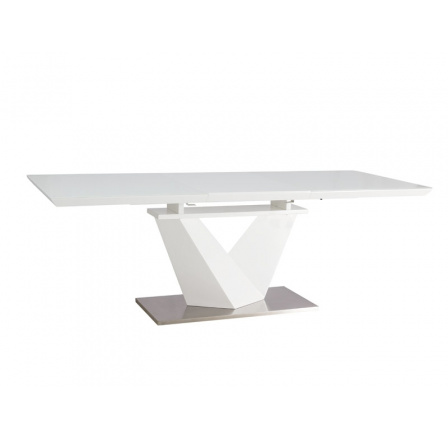 Jídelní stůl ALARAS III 160, bílý