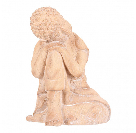 Buddha - zahradní figurka, magnesium, imitace dřeva Buddha - zahradní figurka, magnesium, imitace dřeva