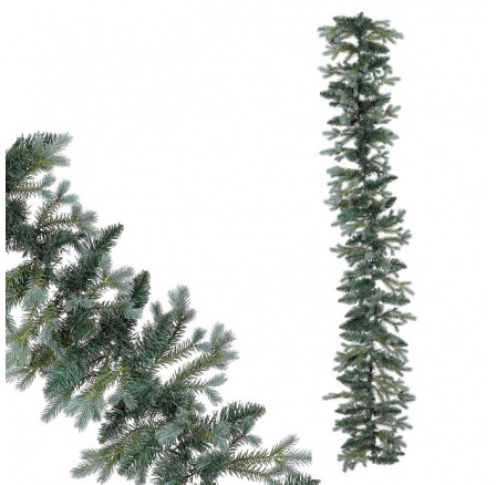 Smrk stříbrný - umělá girlanda, barva zelená