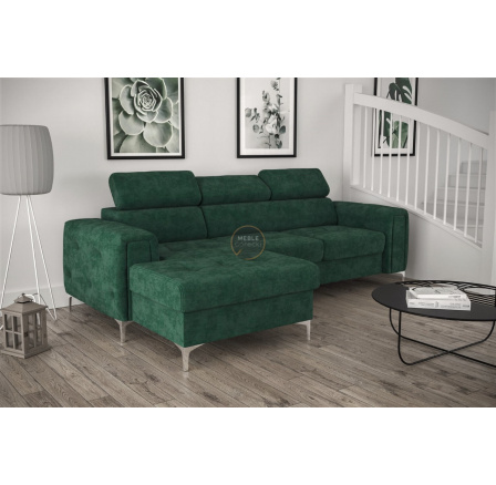 Rohová sedací souprava ORION MINI s funkcí spaní 255x165 cm - zelená , levá Rohová sedací souprava ORION MINI s funkcí spaní 255x165 cm - zelená , levá