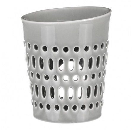 Aromalampa porcelánová, šedá barva