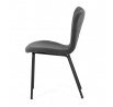 Jídelní židle, šedá, látka, CT-S8010 GREY2