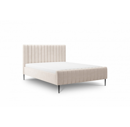 Čalouněná postel do ložnice Nicole - 160x200, Salvador (SIC) 1/černé nohy