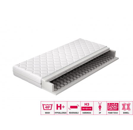 Bonelová matrace Orsola 120x200 Hypoalergenní potah Microfibre