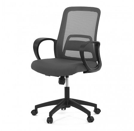 Kancelářská židle, houpací mechanismus, šedá síťovina, KA-S3015 GREY