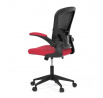 Kancelářská židle, houpací mechanismus, červená, KA-V317 RED
