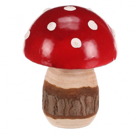 Houba - červená muchomůrka, umělá, cena za balení (6 ks)