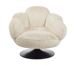 Otočná relaxační křeslo tk. futerková béžový FR8-FXJG